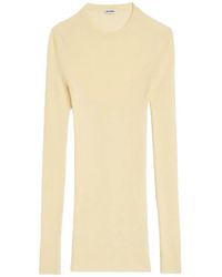 Jil Sander - Ribbed Sweatshirt - Lyst
