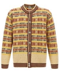 Bode - Marzipan Wollen Vest - Lyst