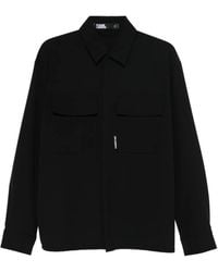 KARL LAGERFELD - Chest-Pockets Shirt - Lyst