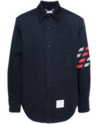 Thom Browne - 4-bar Cotton Shirt Jacket - Lyst