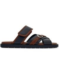 Ferragamo - Sandales À Ornement Gancini - Lyst