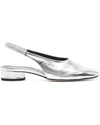 Aeyde - Dua Crackle Laminated Calf Leather Shoes - Lyst