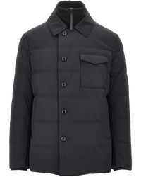 DUNO - Vance Quilted Button-Down Coat - Lyst