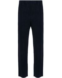 Homme Plissé Issey Miyake - Basic Hose Mit Schmalem Schnitt - Lyst