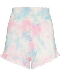 LoveShackFancy - Shorts de punto Karissa con motivo tie-dye - Lyst