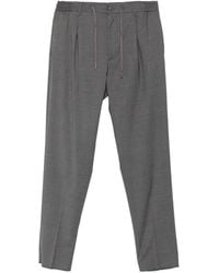 Tagliatore - Pleated Drawstring Trousers - Lyst