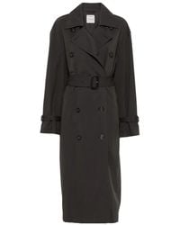 TOTEME - Cotton Blend Trench Coat - Lyst