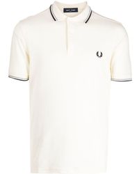Fred Perry - Contrast-trim Cotton Polo Shirt - Lyst