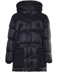 Burberry - Daunenmantel Mit Logo-Applikation - Lyst
