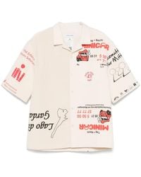 Marine Serre - Regenerated Tote Bags Bowling Shirt - Lyst