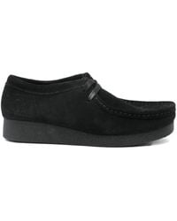 Clarks - Wallabee Suede Derby Shoes - Lyst