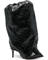 McQueen - Leather Heeled Boots - Lyst