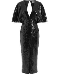 16Arlington - Abito Midi Ermara Con Paillettes - Lyst