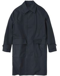 Closed - Spread-collar Single-breasted Coat - Lyst