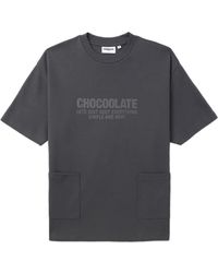 Chocoolate - Logo-Print Cotton-Blend T-Shirt - Lyst