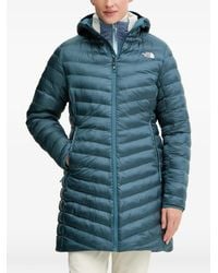 The North Face - Huila Hooded Quilted Parka Coat - Lyst