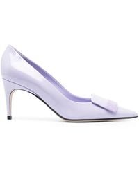 Sergio Rossi - Sr1 75Mm Patent Leather Pumps - Lyst