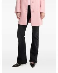 Emporio Armani - Logo-Embroidered Flared Jeans - Lyst
