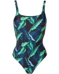 Lygia & Nanny - Hapuna Leaf-print Swimsuit - Lyst