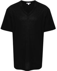 James Perse - V-Neck Cotton T-Shirt - Lyst