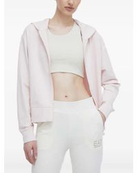 EA7 - Sudadera Con Capucha Y Cremallera - Lyst