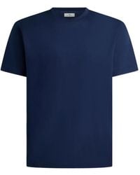Etro - Plain-Coloured Cotton And Modal T-Shirt - Lyst