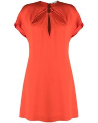 Stella McCartney - Short Viscose Dress - Lyst