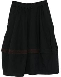 COMME DES GARÇON BLACK - Midirock mit elastischem Bund - Lyst