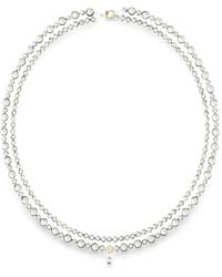 Guess - Tiny Pearly Pearl Crystal-Embellished Necklace - Lyst