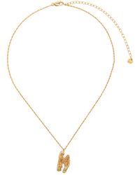Loveness Lee - H Alphabet Pendant Necklace - Lyst