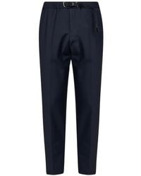 White Sand - Belted Pleated Trousers - Lyst