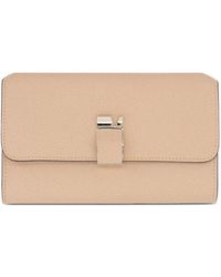 Valextra - Nolo Pebble-Texture Leather Clutch Bag - Lyst