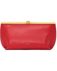 Anine Bing - Anine Logo-Print Clutch Bag - Lyst