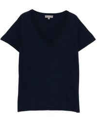 N.Peal Cashmere - Selene Oberteil Mit V-Ausschnitt - Lyst