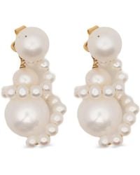 COMPLETEDWORKS - Orecchini Pendenti Con Perla - Lyst