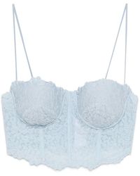 Ermanno Scervino - Lace Spaghetti-Strap Top - Lyst