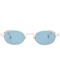 Matsuda - Lunettes De Soleil À Monture Ovale - Lyst