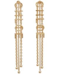 Chloé - Pendientes De Cadena Con Letras Del Logo - Lyst