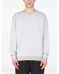 Monobi - Crew-Neck Panelled Sweatshirt - Lyst