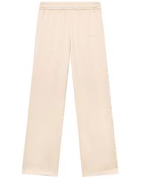 Off-White c/o Virgil Abloh - Diagonals Lace Satin Track Pants - Lyst