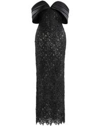 Saiid Kobeisy - Off-Shoulder Midi Dress - Lyst