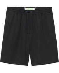 New Amsterdam - Drawstring Logo-Patch Shorts - Lyst