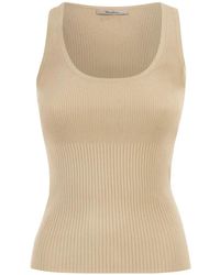 Max Mara - Ghiro Ribbed-Knit Tank Top - Lyst