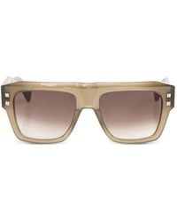 Balmain - B-Scene Rectangle-Frame Sunglasses - Lyst
