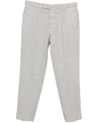 Dell'Oglio - Twill Plooibroek - Lyst