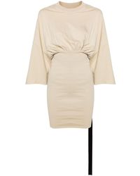 Rick Owens - Cinched Tommy Ruched Minidress - Lyst
