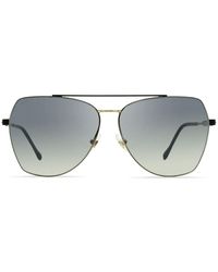 Longines - Gradient-lenses Pilot-frame Sunglasses - Lyst