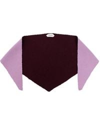 Versace - Wool & Cashmere Knit Scarf - Lyst