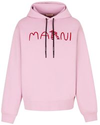 Marni - Sudadera Con Capucha Y Logo - Lyst