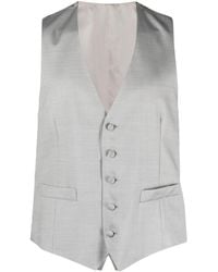 Dell'Oglio - Button-front Tailored Waistcoat - Lyst